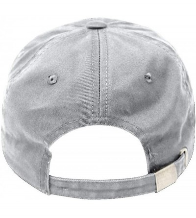 Baseball Caps Baseball Cap Dad Hat for Men and Women Cotton Low Profile Adjustable Polo Curved Brim - Grey - CH182A6DU63 $18.74