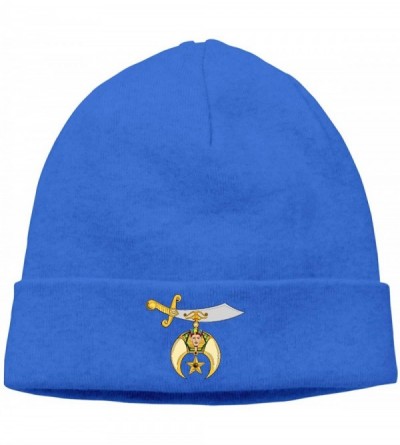 Skullies & Beanies Crali Shriner Unisex Fashion Autumn/Winter Cap Hedging Caps Casual Cap Hat Warm Hats for Men & Women - Blu...