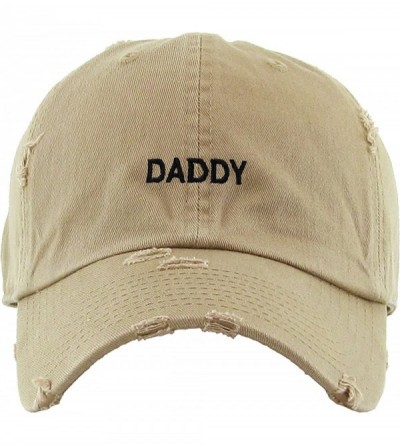 Skullies & Beanies Good Vibes Only Heart Breaker Daddy Dad Hat Baseball Cap Polo Style Adjustable Cotton - (9.4) Khaki Daddy ...