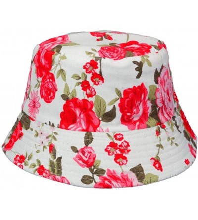 Bucket Hats Women's Sun Bucket Hats - Carnations - CQ11M3ODR2V $12.49