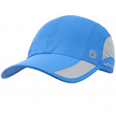 Baseball Caps Quick Dry Sports Hat Lightweight Breathable Unstructured Soft Run Cap Unisex - Blue - CO12HEQR66Z $24.96