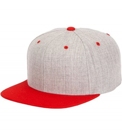 Baseball Caps Classic Snapback Pro-Style Wool Cap - Heather/Purple - CW12NRZRRXJ $21.70