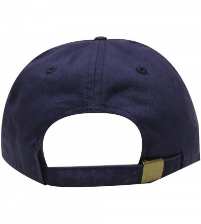 Baseball Caps Trump with the Stars Cotton Baseball Cap Navy - CL12CMXPC25 $15.36