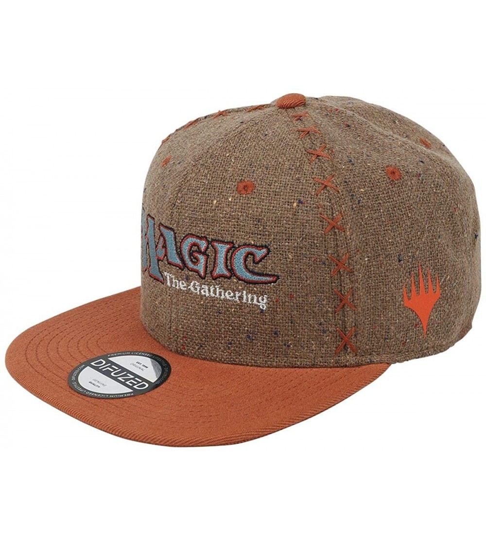 Baseball Caps The Gathering Baseball Cap Core Logo Official Brown Snapback - CE18ARM90TK $25.86