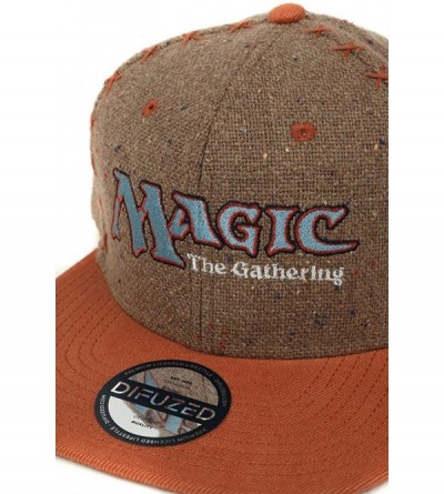 Baseball Caps The Gathering Baseball Cap Core Logo Official Brown Snapback - CE18ARM90TK $25.86