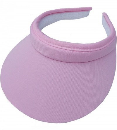 Visors Cloth Covered Clip-On Visor [233] (Pink New) - CH1803NSIDE $21.50