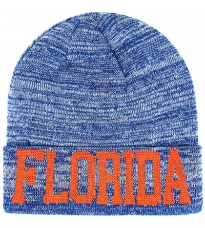 Skullies & Beanies Classic Cuff Beanie Hat Ultra Soft Blending Football Winter Skully Hat Knit Toque Cap - Sf200 Florida-roya...