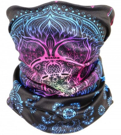 Balaclavas Balaclava Neck Gaiters Face Scarf Unisex Headwear Stretchy Bandana Dust Scarf Headbands - Mandala - C3198SLKI24 $9.13