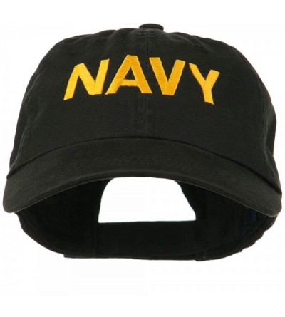 Baseball Caps Military Occupation Letter Embroidered Unstructured Cap - Navy - C511ND5K6FF $45.55
