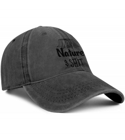 Baseball Caps Unisex Baseball Cap Cowboy Hat Hawk Dad Hats Trucker Hat - Hiking Nature Shit - CE18WKI53ZZ $14.52