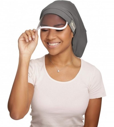 Rain Hats XL Women's Rain Hat- Waterproof- Sun Protection- Satin-Lined- Packable- for Voluminous and Long Hair - Paloma - C81...