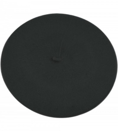 Berets Nollia Women's Solid Color Beret Hat - Charcoal - C212J2VA5VR $11.34
