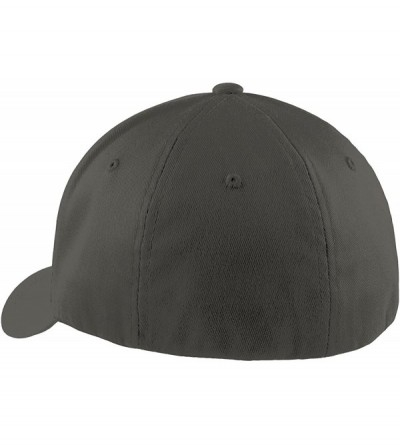 Visors Custom Hat 6277 and 6477 Flexfit caps Embroidered. Place Your Own Logo or Design - Dark Grey - CZ18G9EY422 $25.41