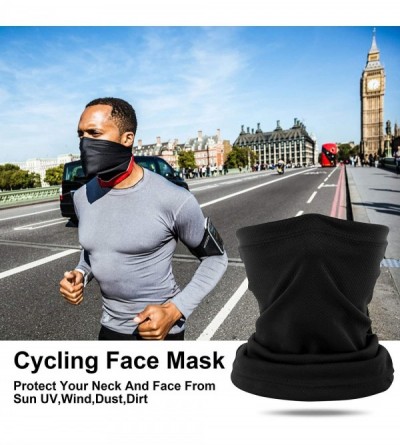 Balaclavas Sun UV Neck Gaiter Face Scarf Balaclava Mouth Bandanas for Men Women for Sports - Mesh_white - CB1999K93RH $13.91