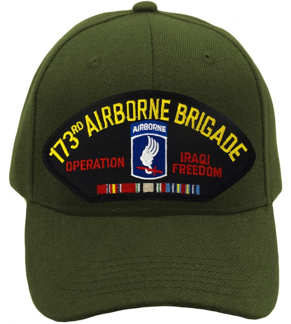 Baseball Caps 173rd Airborne - Operation Iraqi Freedom Veteran Hat/Ballcap Adjustable One Size Fits Most - Olive Green - CG18...
