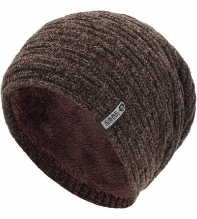 Skullies & Beanies Winter Beanie Oversized Slouchy Fleece - Xne Coffee Hat&scarf Set - CE18ZDRD3SH $10.08