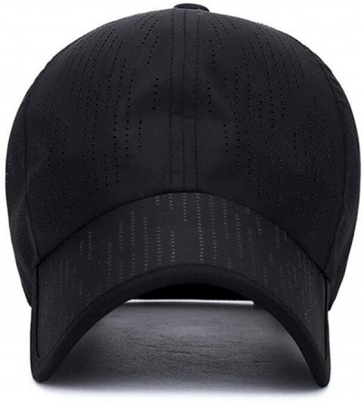 Baseball Caps Plain Breathable Quick Drying Baseball Cap Mesh Sun Hat for Baseball Golf Fishing Outdoor Hats - White - CY18U6...