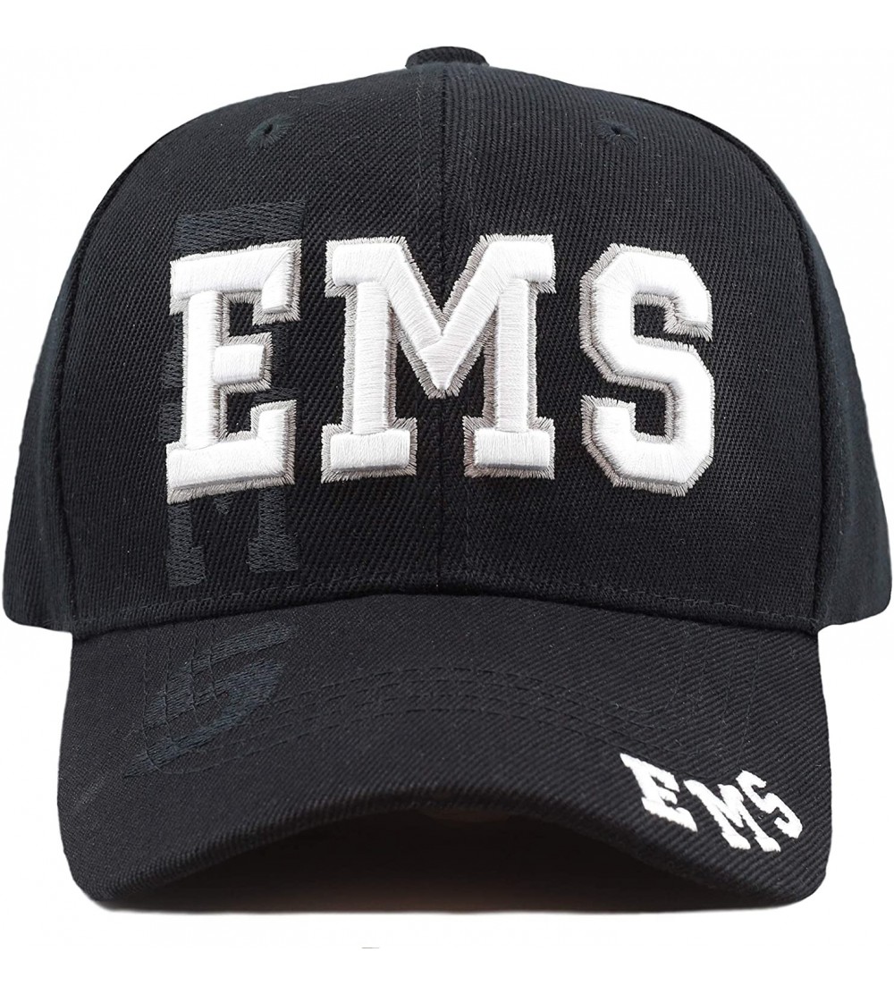 Baseball Caps Law Enforcement 3D Embroidered Baseball One Size Cap - 4. Ems - C1195R4R4XO $16.70