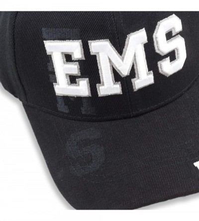 Baseball Caps Law Enforcement 3D Embroidered Baseball One Size Cap - 4. Ems - C1195R4R4XO $16.70