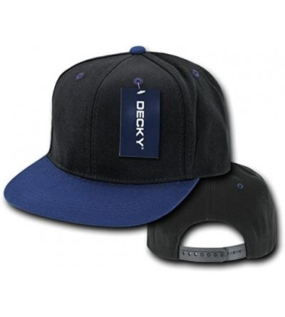 Baseball Caps Men's Flat - Black/Navy - CP1199Q97IJ $7.78