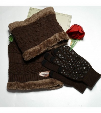 Skullies & Beanies Winter Slouchy Beanie Fleece - C-brown - CR18AG0CA7C $12.44