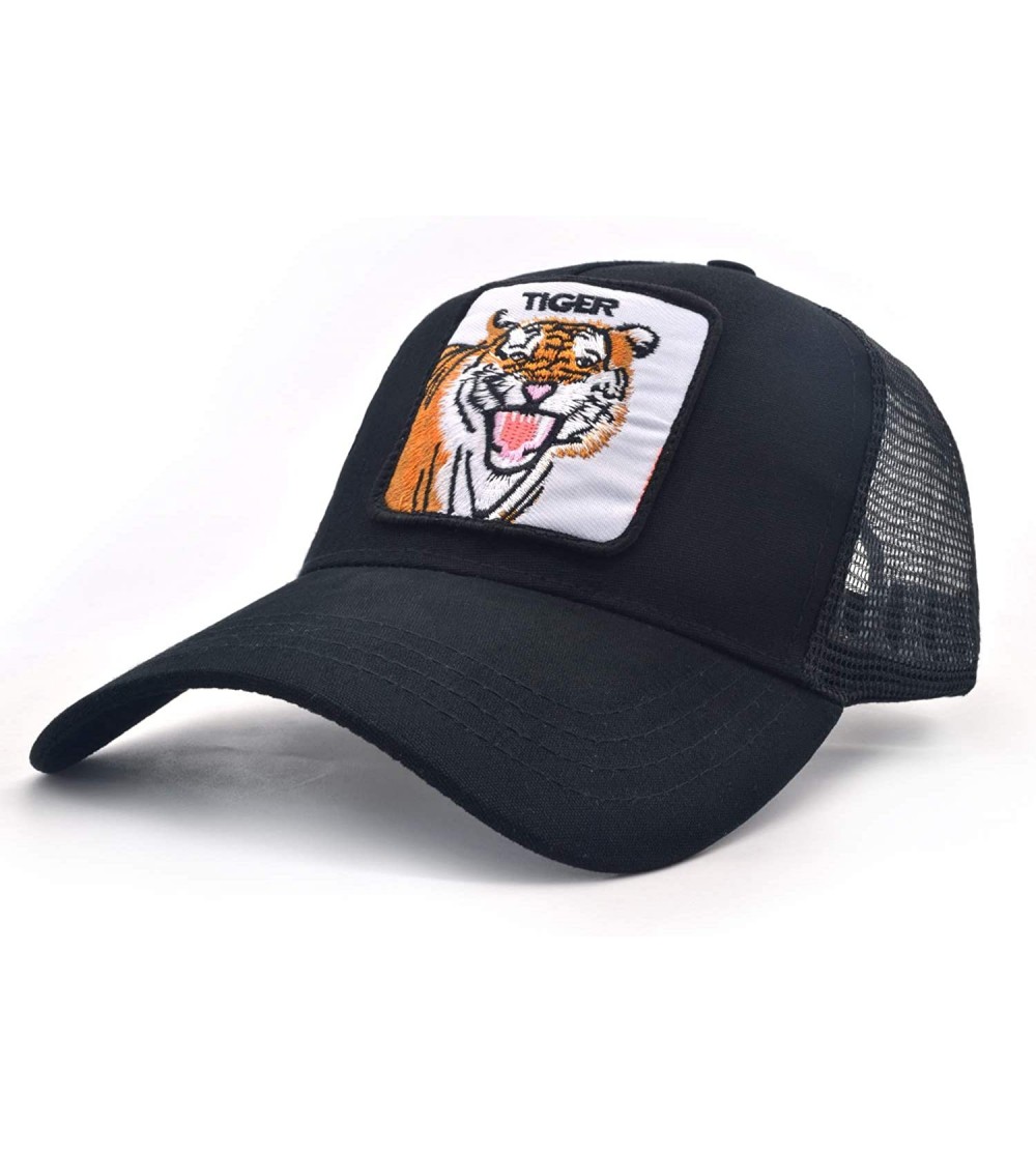 Baseball Caps Profile Baseball Trucker Adjustable Outdoor - Tiger - CE18A7MZQ90 $9.29