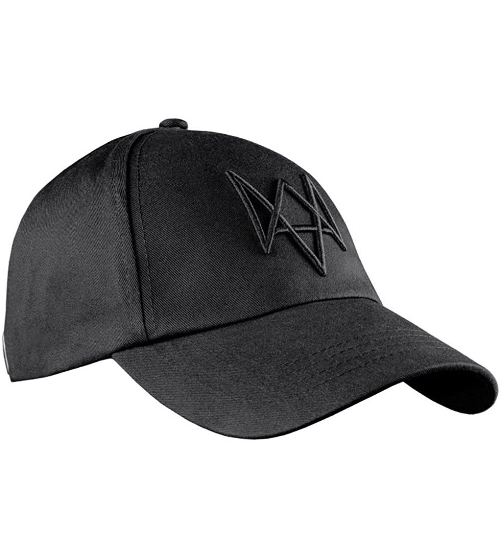 Baseball Caps Men's Hat Watch Dogs Aiden Pearce Logo Cap Black One Size - C912840EJK1 $19.40