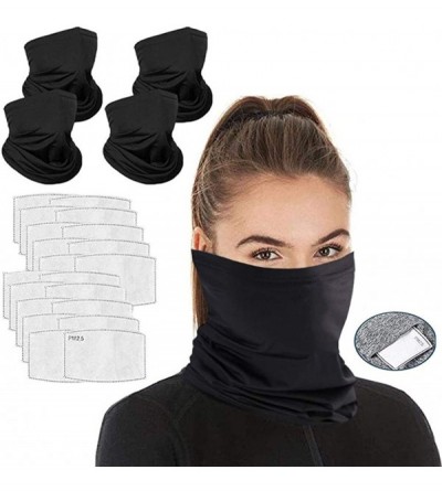 Balaclavas 6 Packs Bandana Neck Gaiter Balaclava for Men and Women- Anti Dust Breathable Face Scarf for Outdoor Sports - CB19...