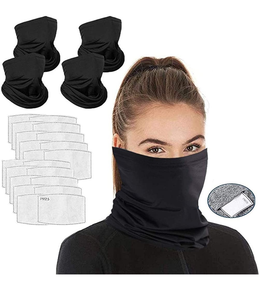 Balaclavas 6 Packs Bandana Neck Gaiter Balaclava for Men and Women- Anti Dust Breathable Face Scarf for Outdoor Sports - CB19...