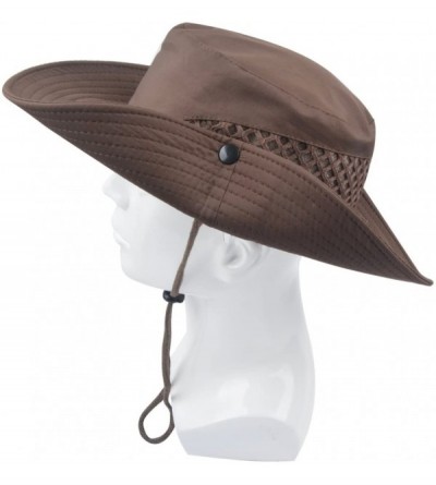 Sun Hats Packable Perfect Fishing Gardening - Brown - C818D6E7TR2 $13.33