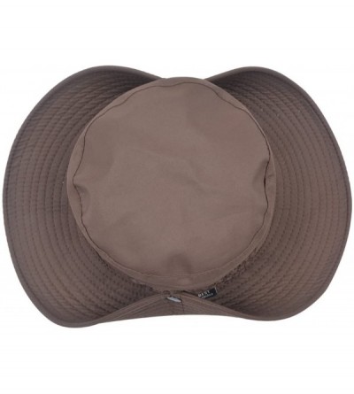 Sun Hats Packable Perfect Fishing Gardening - Brown - C818D6E7TR2 $13.33