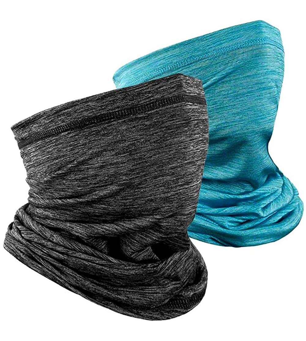 Balaclavas Cooling Neck Gaiter Face Mask Men Women Bandana Headwear for Dust Wind Sun Protection - 2 Combination 02 - CY198U6...