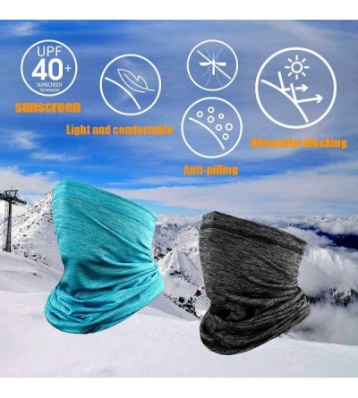 Balaclavas Cooling Neck Gaiter Face Mask Men Women Bandana Headwear for Dust Wind Sun Protection - 2 Combination 02 - CY198U6...