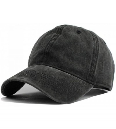 Baseball Caps WTF America Retro Adjustable Cowboy Denim Hat Unisex Hip Hop Baseball Caps - Gray - C618HKKMHTA $12.25