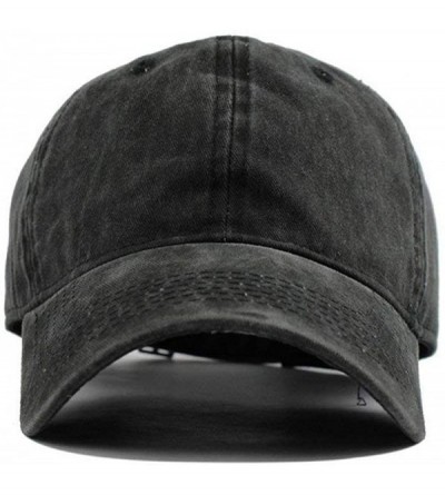 Baseball Caps WTF America Retro Adjustable Cowboy Denim Hat Unisex Hip Hop Baseball Caps - Gray - C618HKKMHTA $12.25