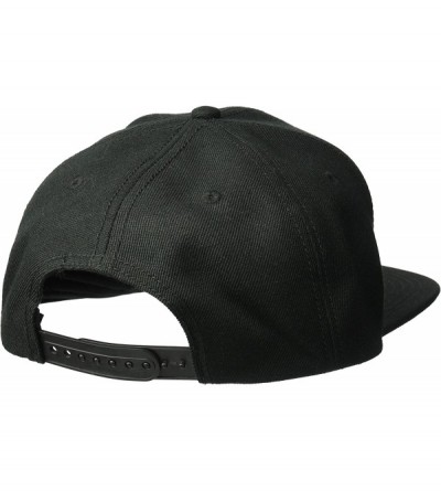 Baseball Caps Men's Sheridan Flat Bill Cap - Black - C81803MAOH0 $21.76