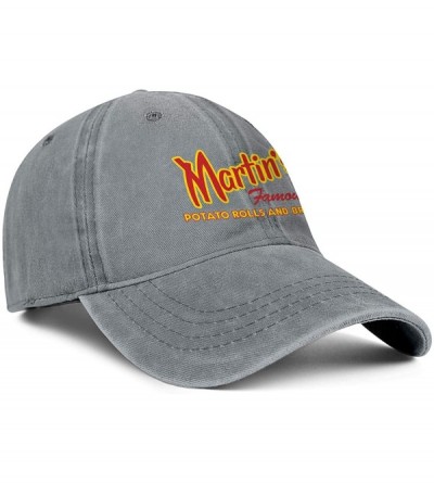 Sun Hats Men's Women's Fitted Adjustable Fits Baseball Cap Martin's-Famous-Potato-Bread-Logo- Snapback Hats Dad Hat - CM18Z6C...