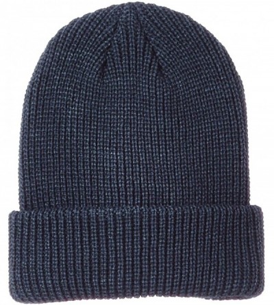 Skullies & Beanies Men's Winter Chunky Rib Knitted Beanie Hat - Blue1 - C418X4MM22Y $9.01