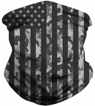Balaclavas Stripes USA Flag Print Balaclava and Cool Skull Stars for Men Women Dust Wind Mask Neck Gaiter - C9197Y3ZSI8 $9.71