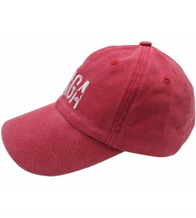 Baseball Caps Unisex Make America Great Again Hat- USA MAGA Cap Adjustable Baseball Hats - 001 Maga Red - CX18QR7RSY3 $10.30