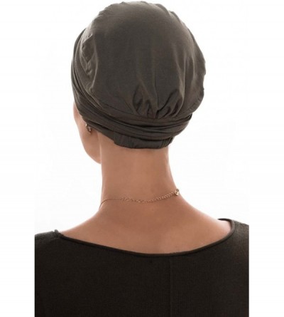 Skullies & Beanies Bamboo Couture Cap- Cancer Headwear for Women - Luxury Bamboo - Cream - CQ180WK0DN0 $28.11