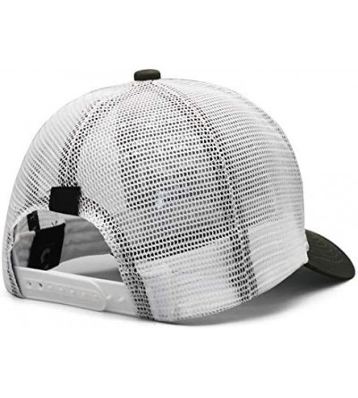 Sun Hats Unisex Mesh Flat Cap -Logo-Funny- Caps for Mens Womens - Slipknot Logo Funny-1 - CH18KWI4MG9 $18.91