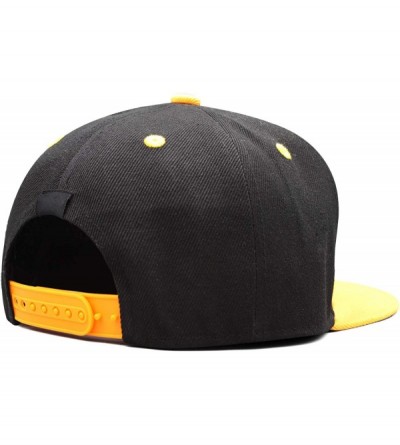 Baseball Caps Mens Womens Casual Adjustable Basketball Hat - Yellow-6 - CJ18N9GW5GQ $22.04