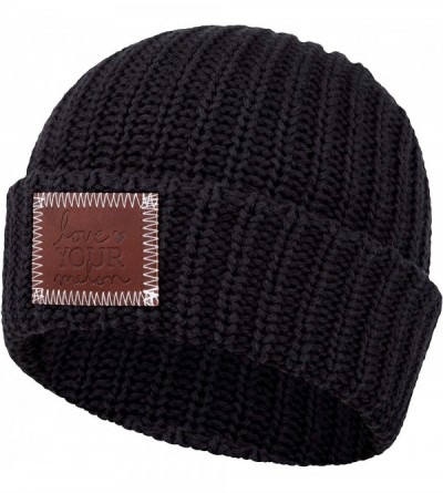 Skullies & Beanies Cuffed Beanie - Black - CV18D7C9XM3 $26.27