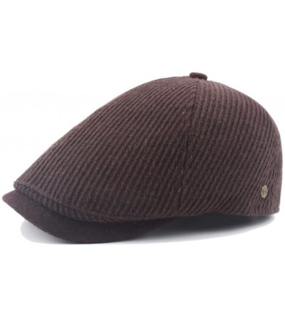 Skullies & Beanies Berets Hats Men- Vintage Painter's Hats Unisex Cotton Hat Director Berets Hat Cap (Coffee) - Coffee - CS18...
