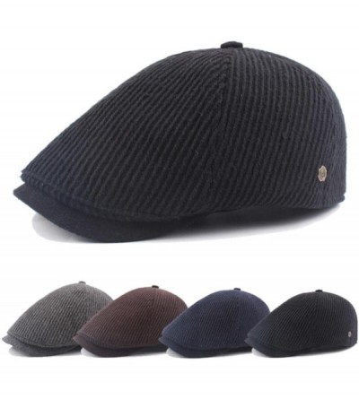 Skullies & Beanies Berets Hats Men- Vintage Painter's Hats Unisex Cotton Hat Director Berets Hat Cap (Coffee) - Coffee - CS18...