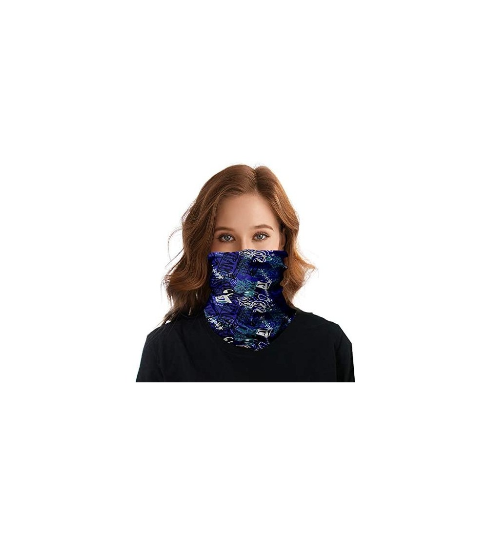 Balaclavas Seamless 12 in 1 Multifunctional Headwear Face Mask Bandanas Neck Gaiter - Color-10 - C4197SOMYWC $10.56