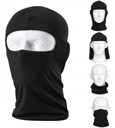 Balaclavas Balaclava Ski Mask - Small - Black- 2-Pack - CL12K8PHJST $9.43