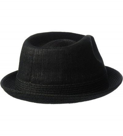 Fedoras Men's Stokes Hat - Black - CL17YIUIKWO $43.54