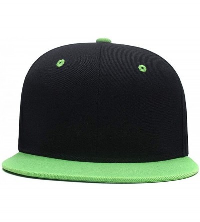 Baseball Caps Classic Cotton Adjustable Baseball Plain Cap-Custom Hip Hop Dad Trucker Snapback Hat - P-green - CL1843ALQDA $1...